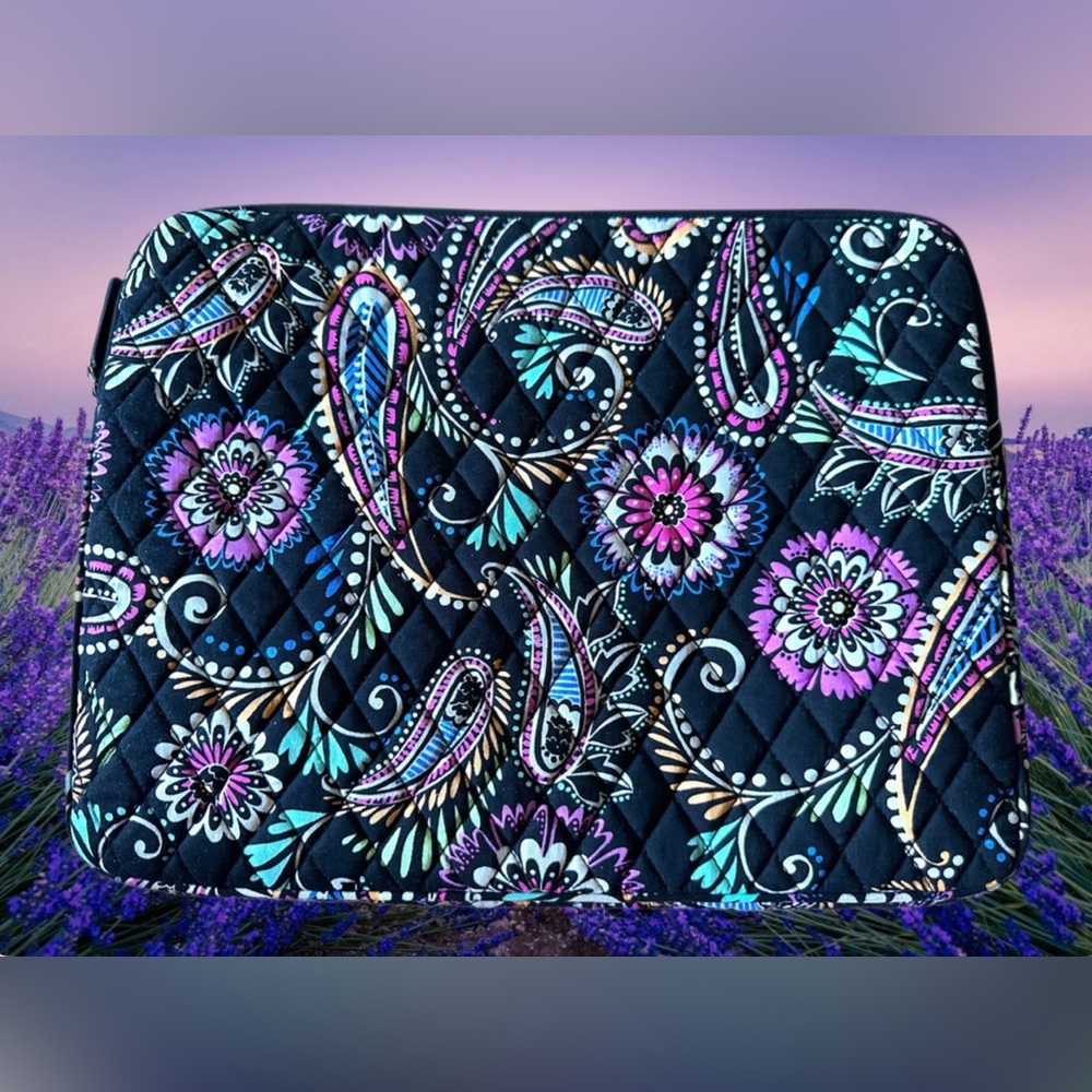 Vera Bradley Laptop Sleeve (14 x 11) in “Bandana Swirl” pattern